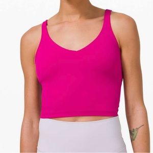Lululemon size 14 ripened raspberry align tank